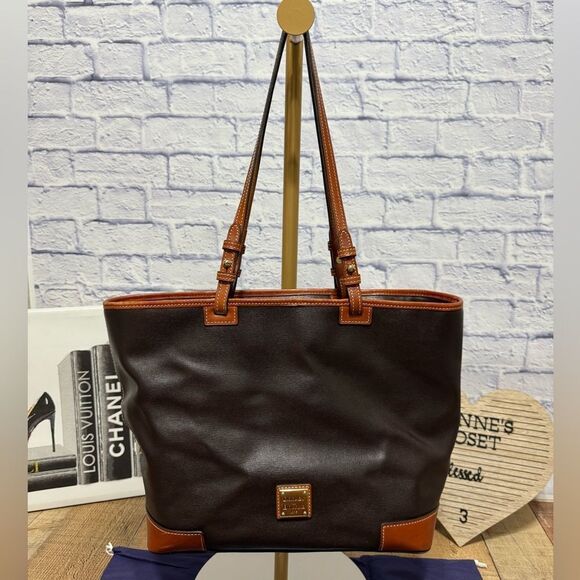 Dooney & Bourke Saffiano Leather Leisure Shopper - Picture 2 of 15